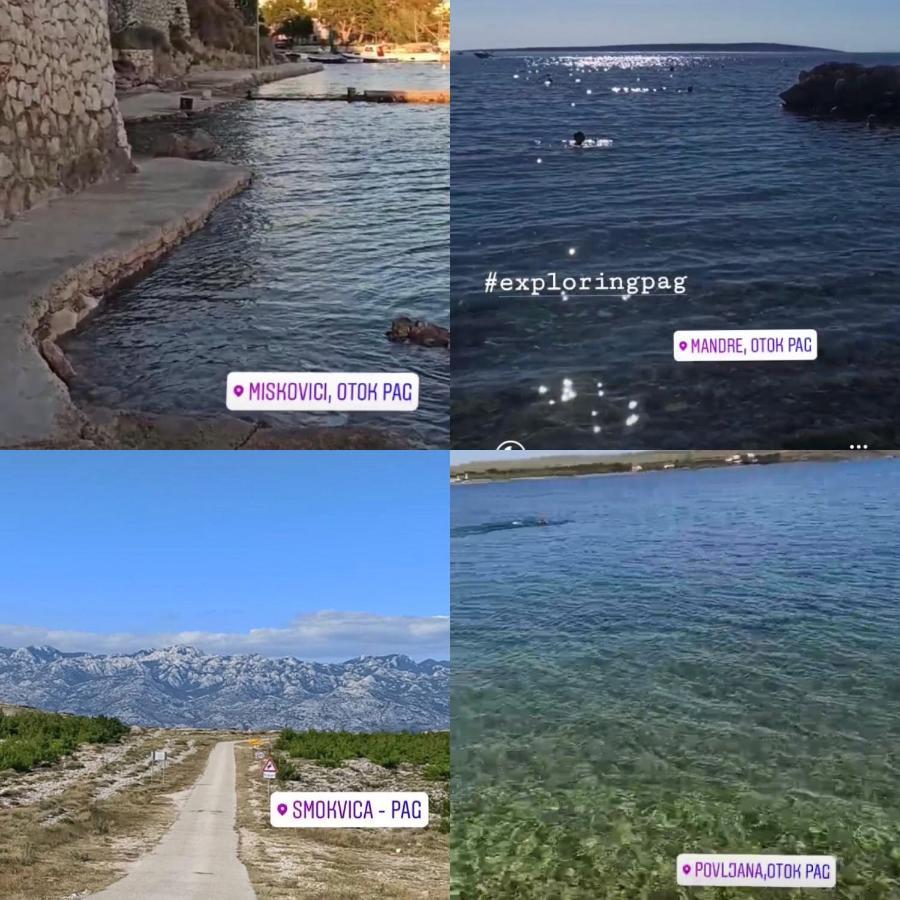 Apartmani Beach Miskovici, Otok Pag Exteriér fotografie